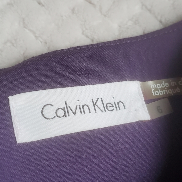 Purple Calvin Klein dress - Picture 6 of 7